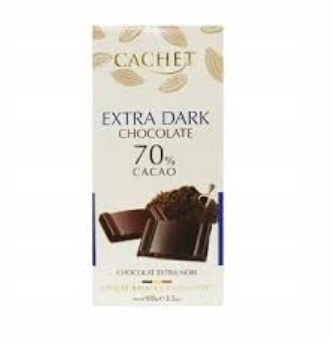 CACHET 70% EXTRA DARK CHOC 40G